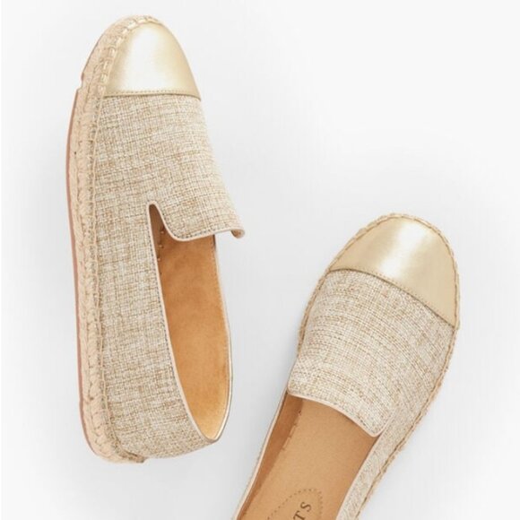 Talbots Shoes - Talbots Izzy Espadrille Flats, Size 9M, NWT
